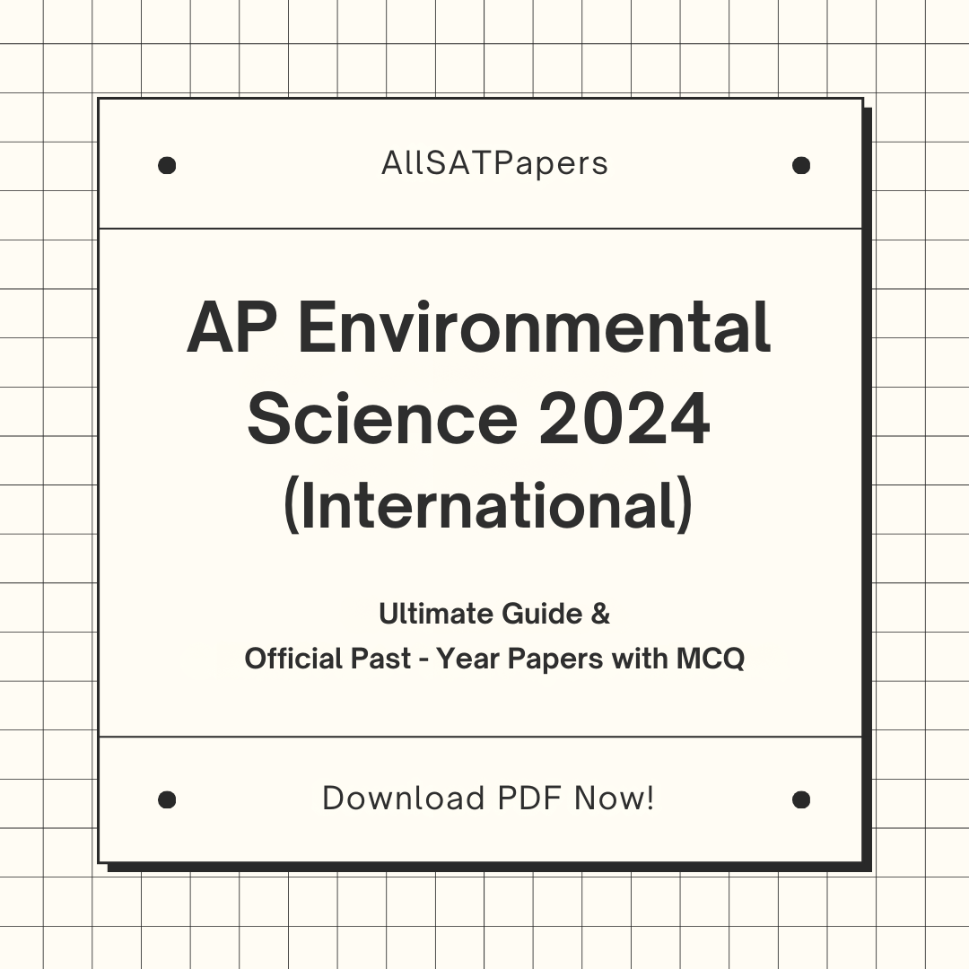 Official AP Environmental Science 2024 International Full Exam | AP Test with MCQ and Answers in PDF - AllSATPapers
