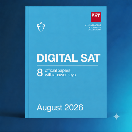 August 2026 — 8 Digital SAT PDF items with answer keys