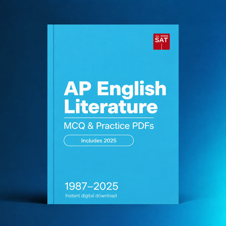 AP English Literature digital PDF collection cover, 1987–2025, Includes 2025