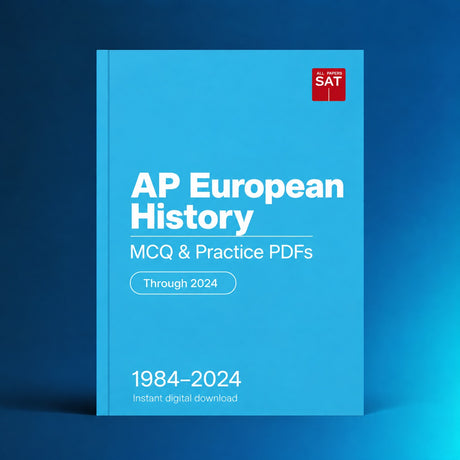 AP European History digital PDF collection cover, 1984–2024, Through 2024