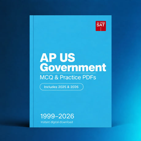 AP US Government digital PDF collection cover, 1999–2026, Includes 2025 & 2026