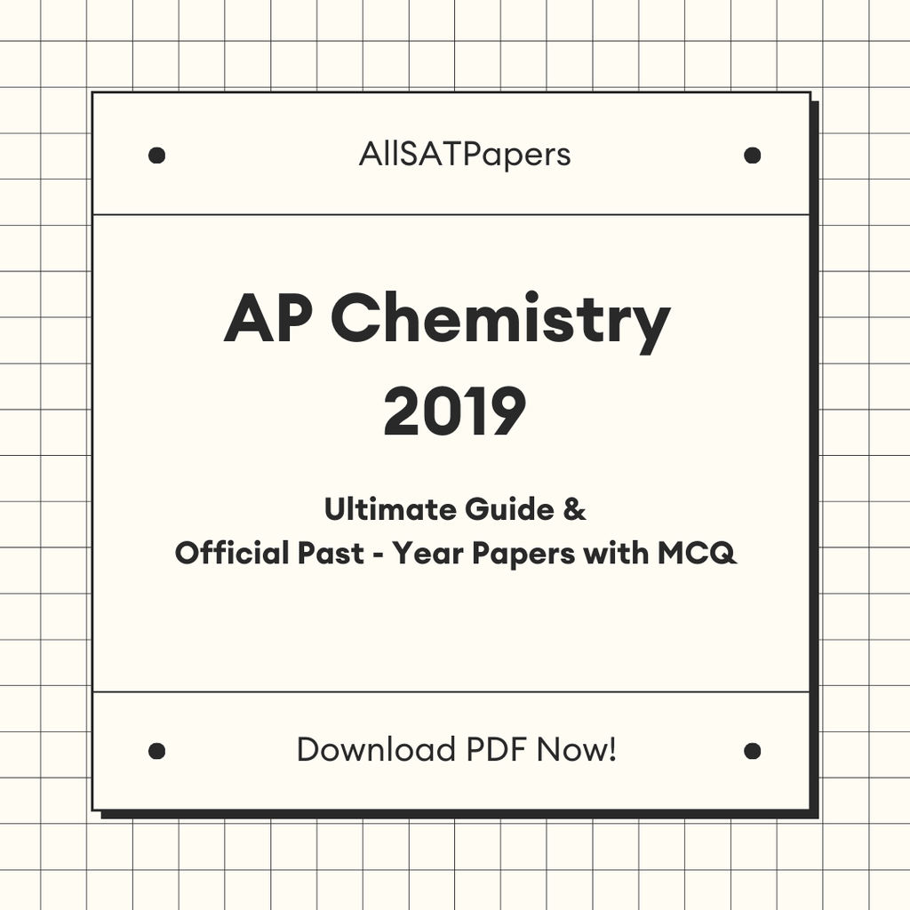 Official AP Chemistry 2019 Full Exam | AP Test with MCQ and Answers in PDF - AllSATPapers