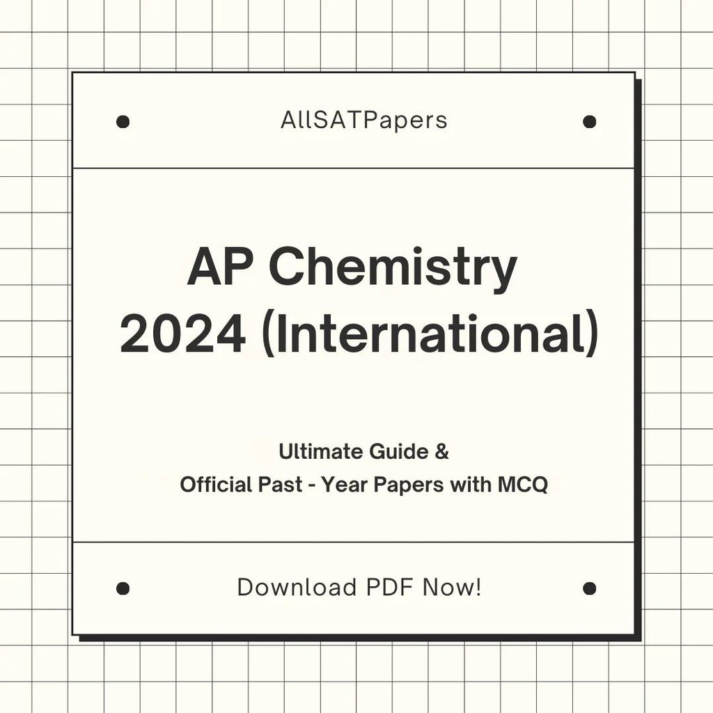 Official AP Chemistry 2024 International | AP Test with MCQ and Answers in PDF - AllSATPapers