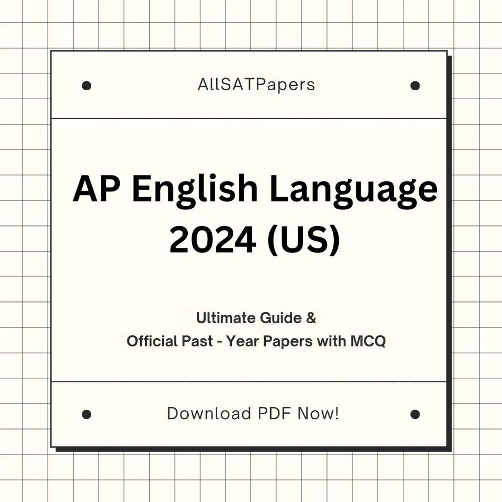Official AP English Language 2024 US | AP Test with MCQ and Answers in PDF - AllSATPapers
