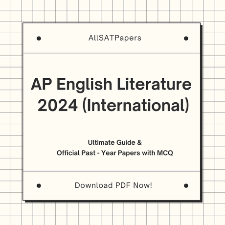 Official AP English Literature 2024 International Full Exam | AP Test with MCQ and Answers in PDF - AllSATPapers