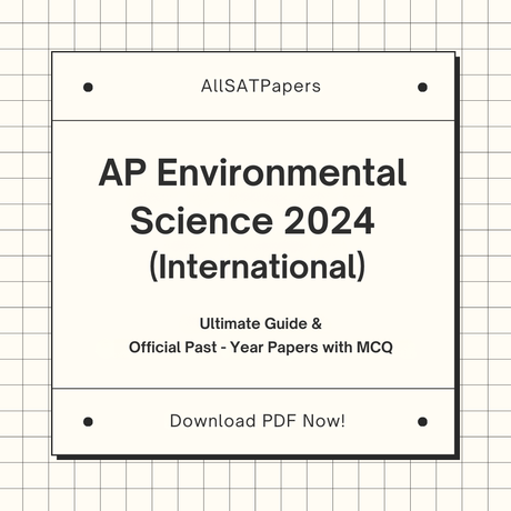 Official AP Environmental Science 2024 International Full Exam | AP Test with MCQ and Answers in PDF - AllSATPapers