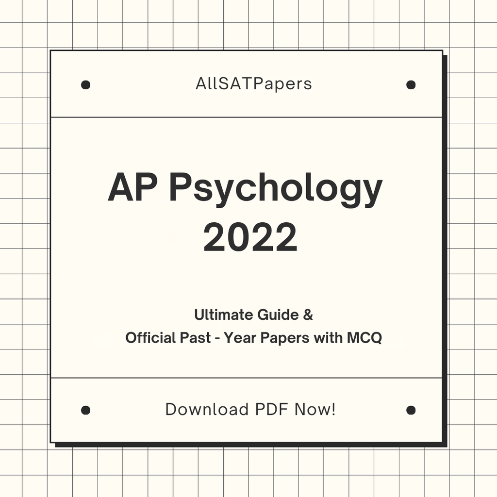 Official AP Psychology 2022 Full Exam | AP Test with MCQ and Answers in PDF - AllSATPapers