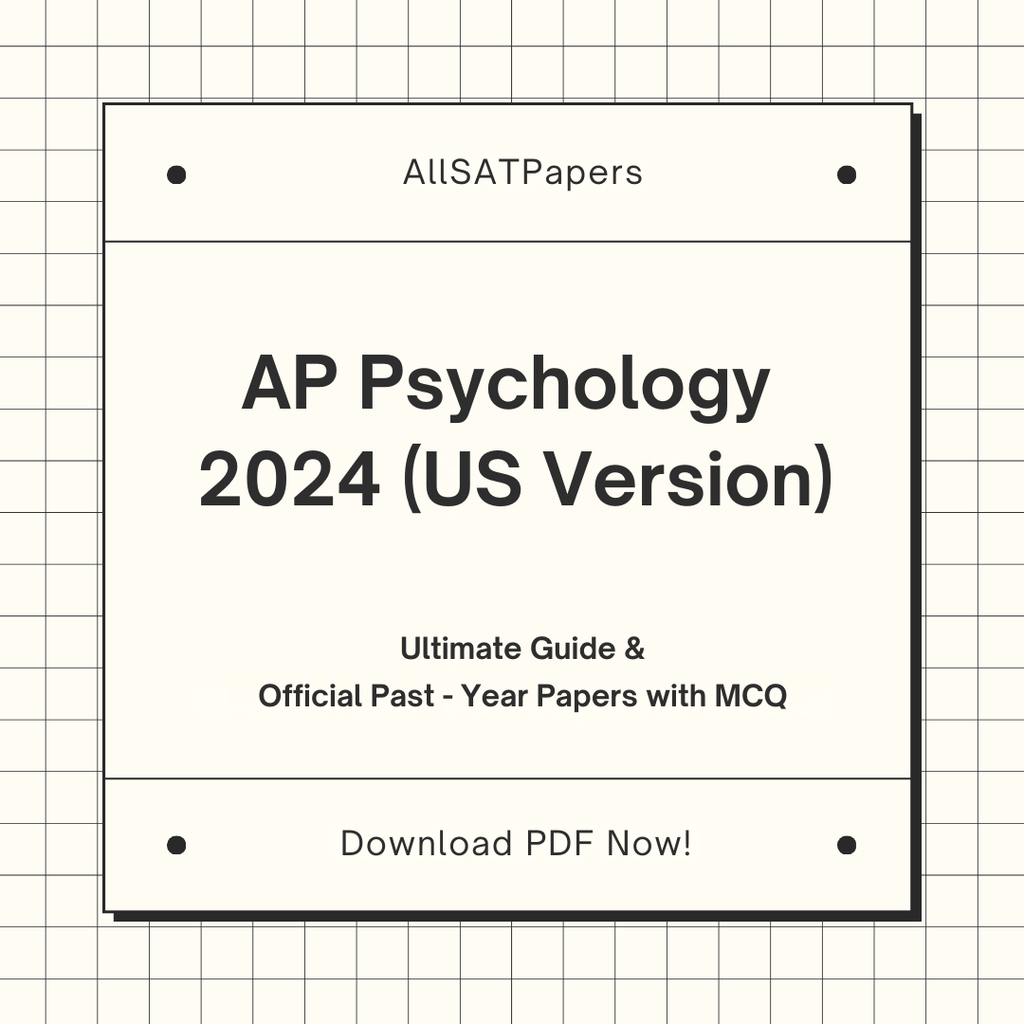 Official AP Psychology 2024 (US Version) Full Exam | AP Test with MCQ and Answers in PDF - AllSATPapers