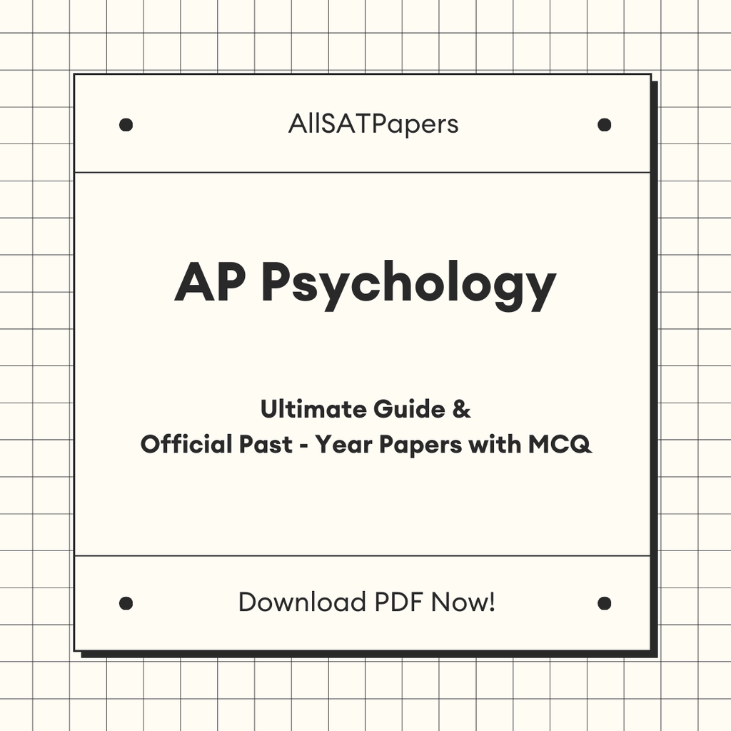 The Ultimate AP Psychology Guide & Official Past-Year Papers with MCQ - AllSATPapers