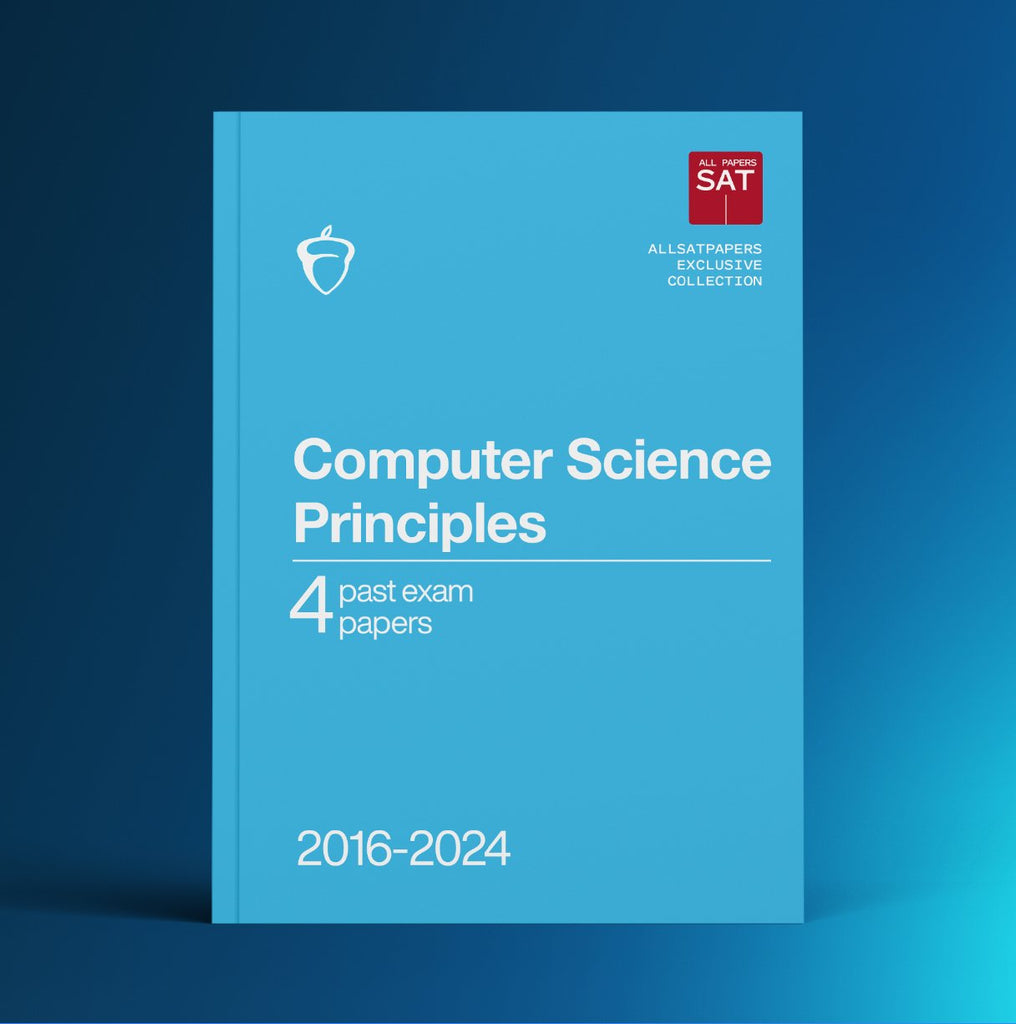 AP Computer Science Principles - 4 Official Full Exam Papers with MCQ from Year 2016 to 2024 - AllSATPapers