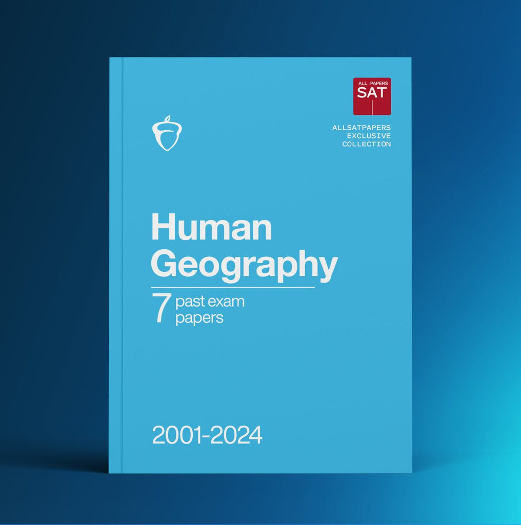 AP Human Geography - 7 Official Full Exam Papers with MCQ from Year 2001 to 2024 - AllSATPapers