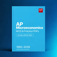 AP Microeconomics digital PDF collection cover, 1960–2026, Includes 2025 & 2026