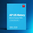 AP US History digital PDF collection cover, 1984–2026, Includes 2025 & 2026