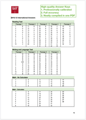 76 Official SAT QAS & Real Papers with Answer Keys