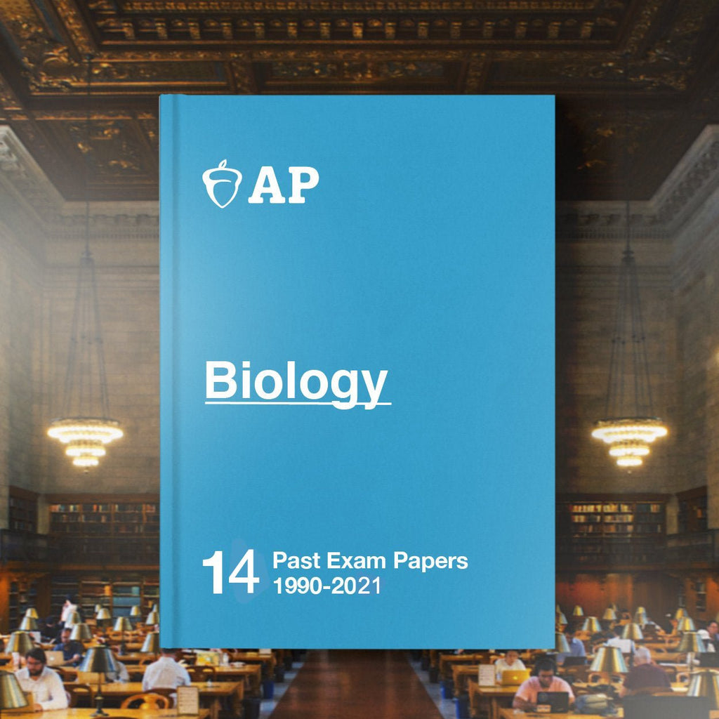 AP Biology - 14 Official Full Exam Papers with MCQ from Year 1990 to 2021
