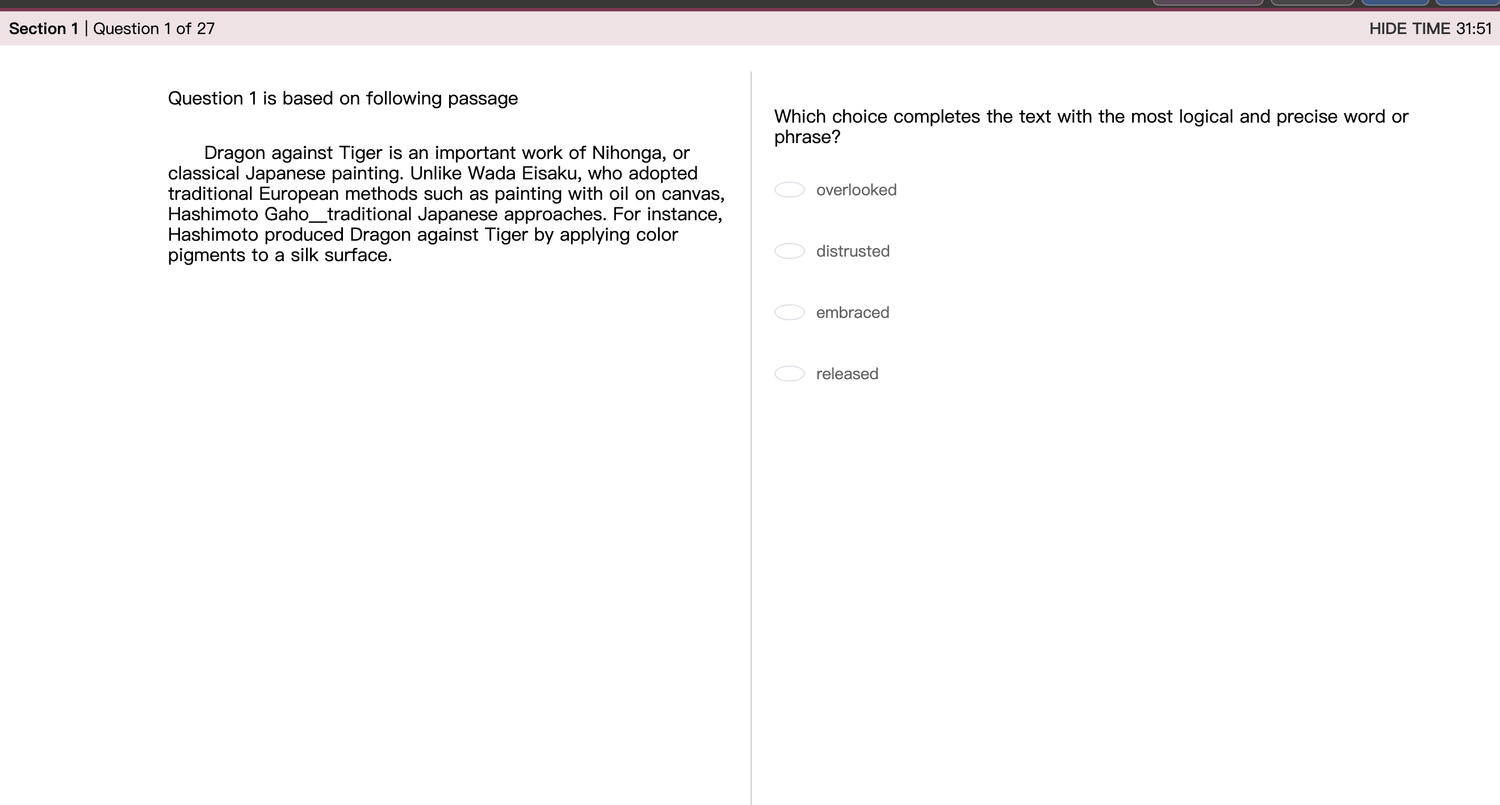 LATEST 2023-2026 Digital SAT DSAT QAS & Real Papers with Answer Keys